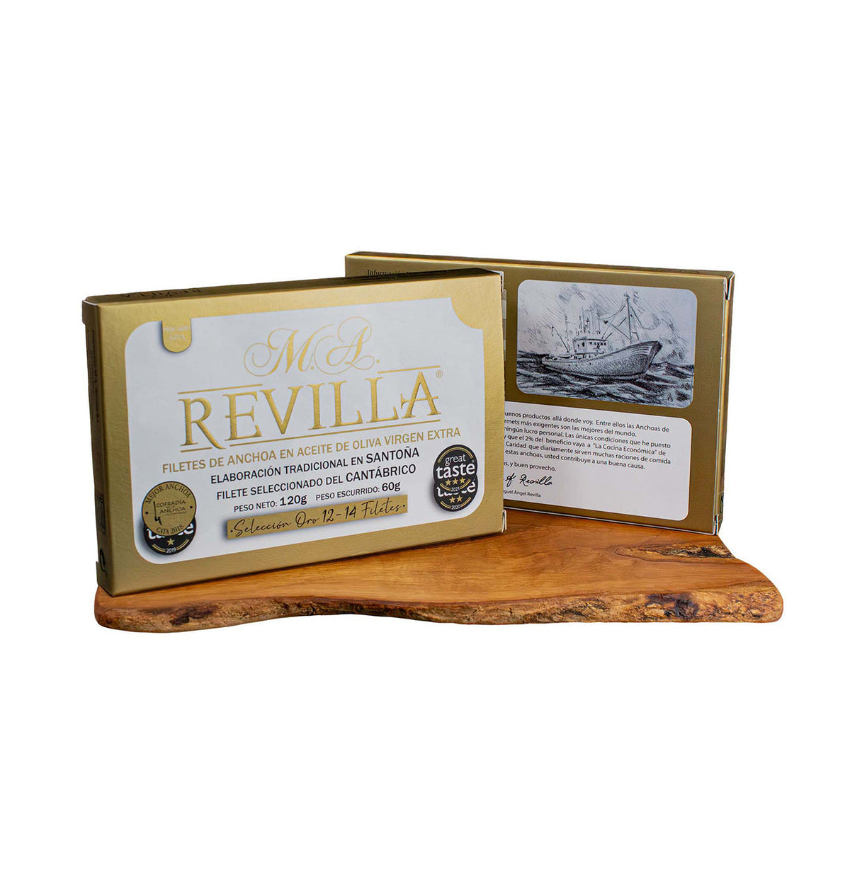 ANXOVA M A REVILLA OLI 120g