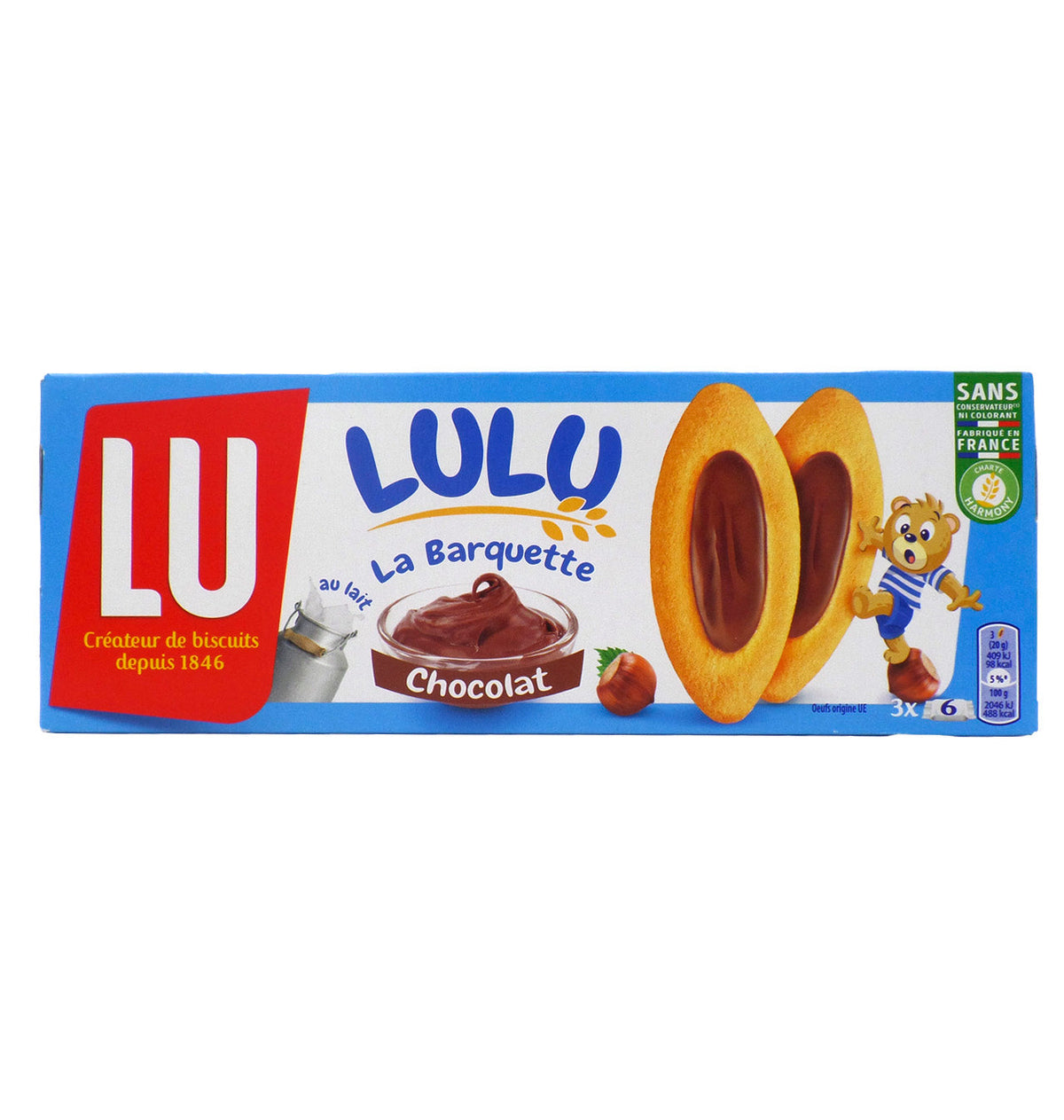 TARTALETA LU XOC/AVELLAN 120g