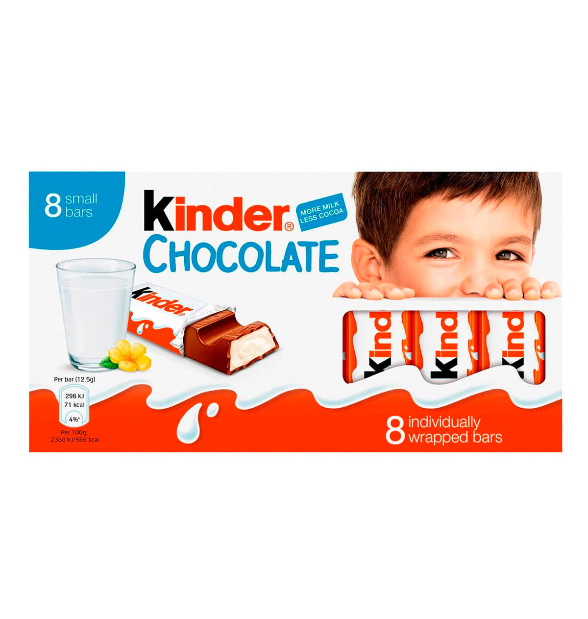 KINDER BARRETTE 8Unitats 100g