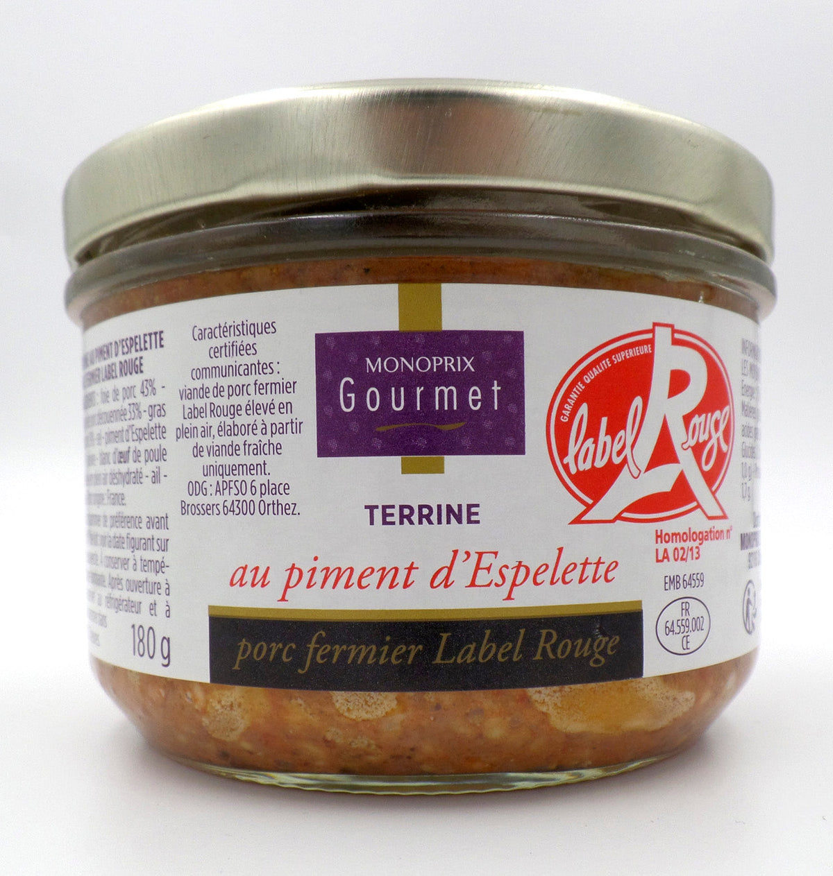 PATE AL PEBRE MPG 180g