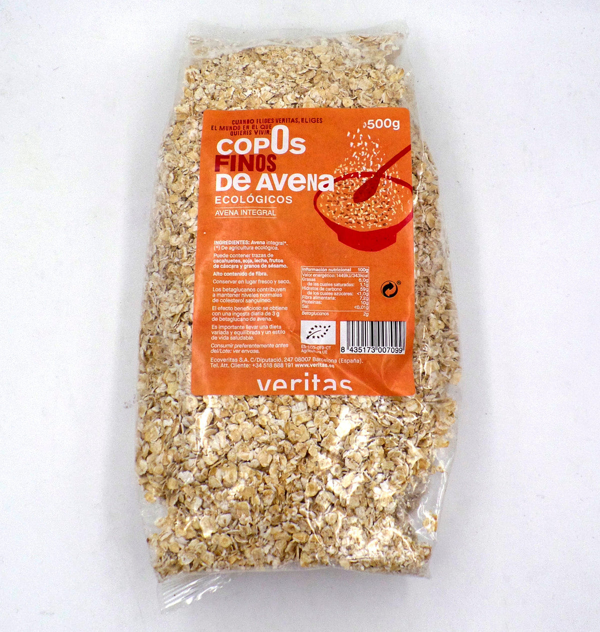 FLOCS DE CIVADA FINS VERITAS 500g