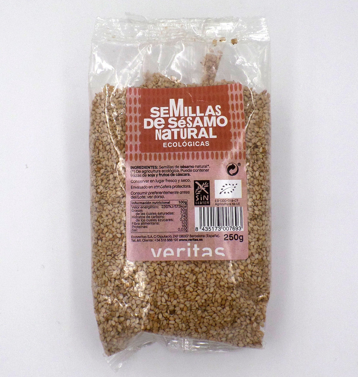 LLAVORS SÈSAM NATURAL VERITAS 250g.
