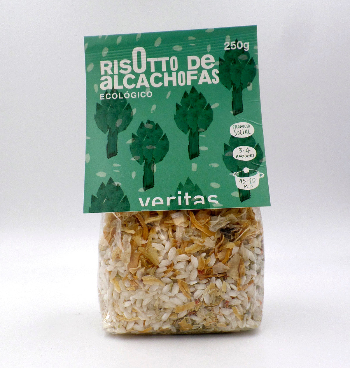 RISOTTO CARXOFES VERITAS 250g.