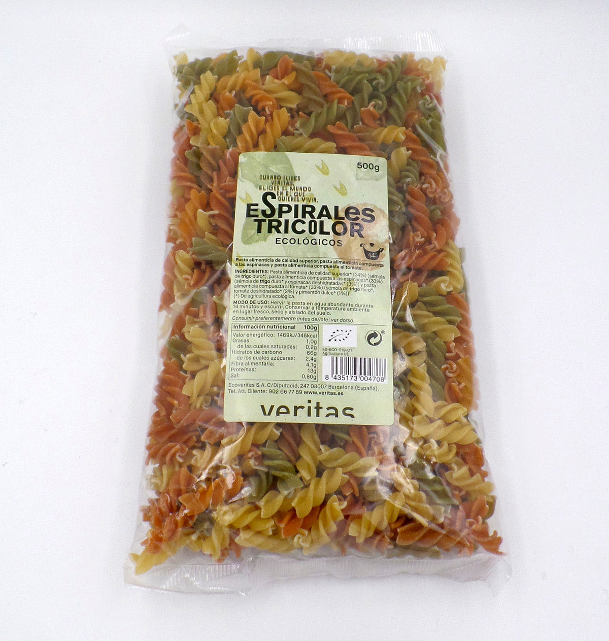 ESPIRALS TRICOLOR VERITAS 500g