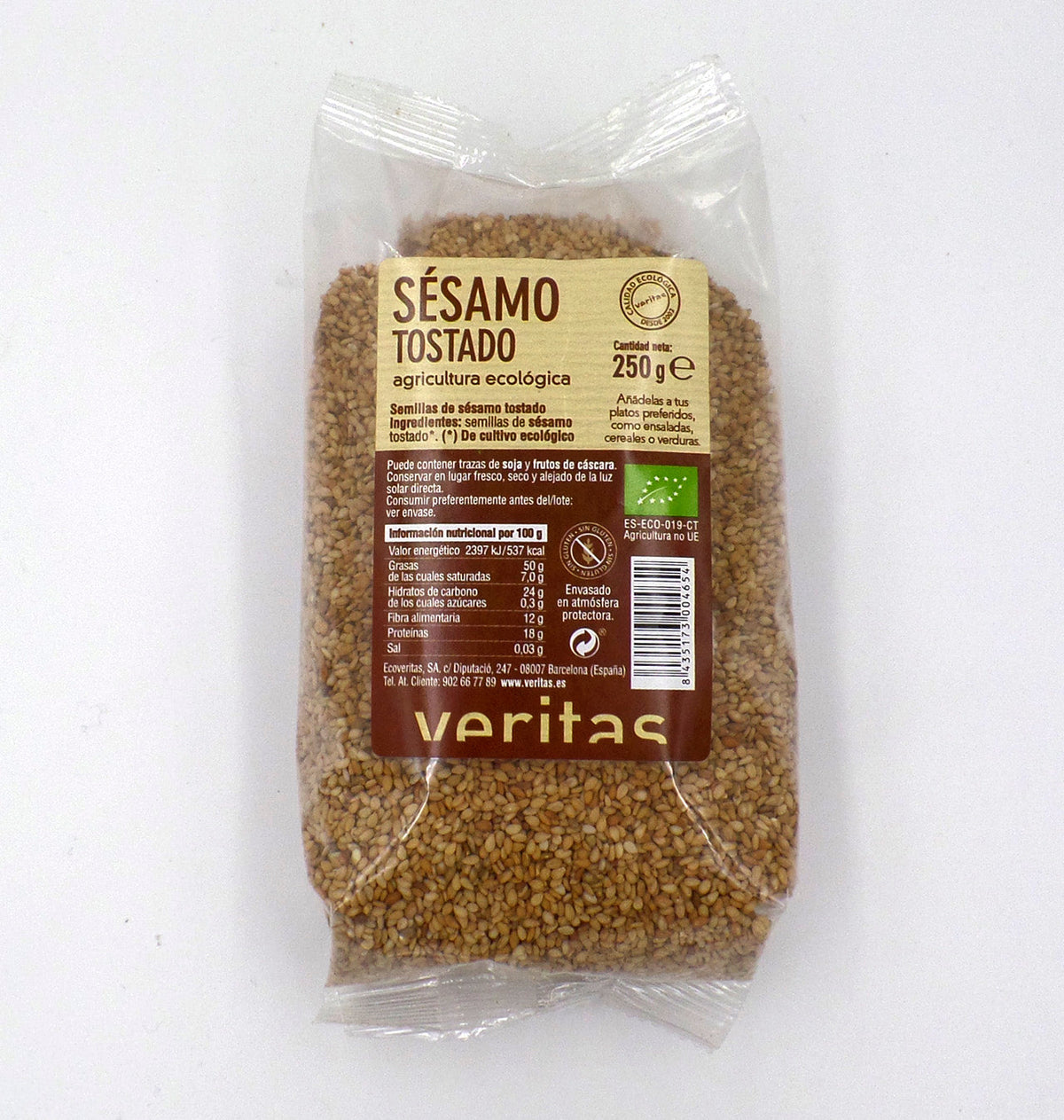 LLAVORS SÈSAM TORRAT VERITAS 250g.