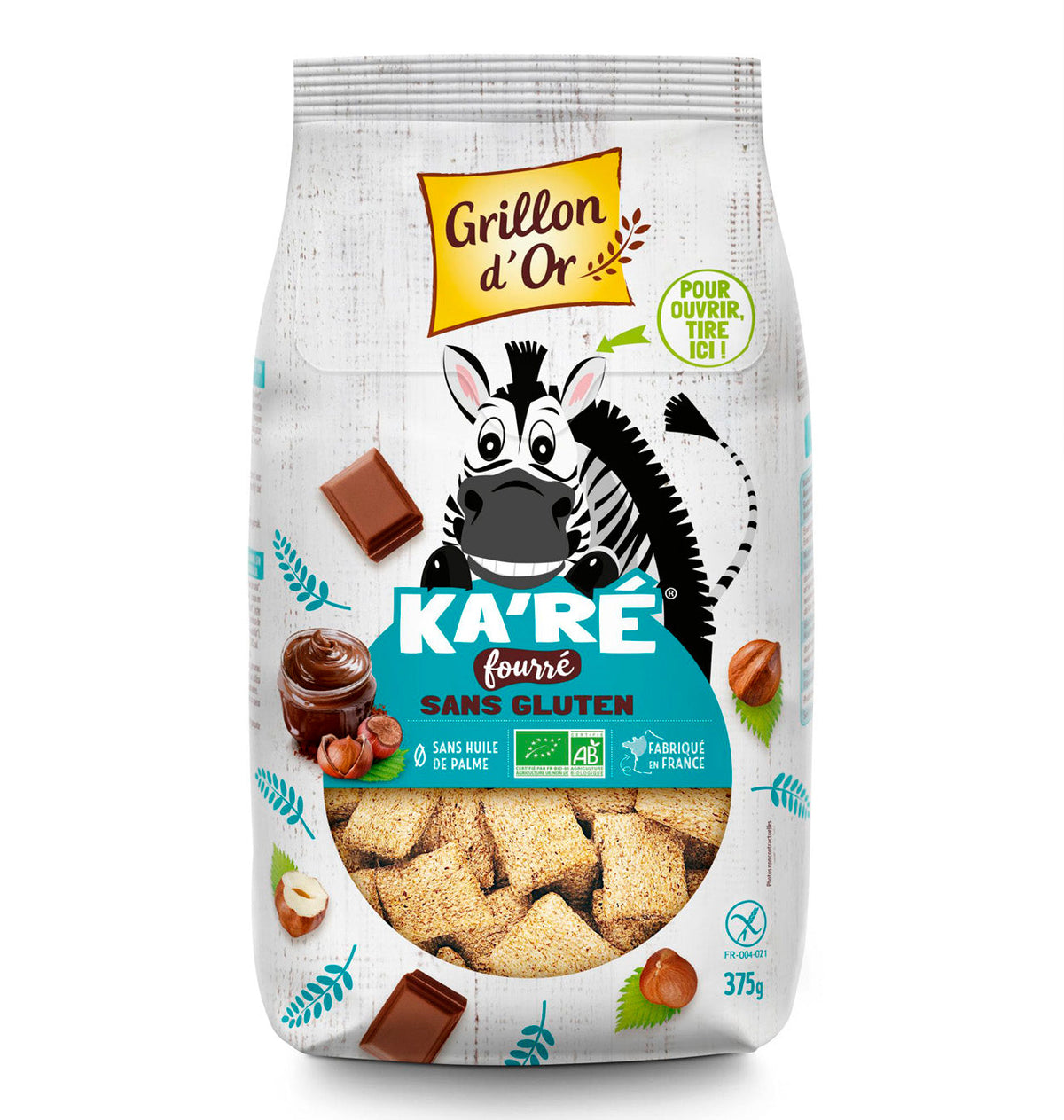 CEREALS KA'RÉ GRILLON D'OR S/GLUTEN 375g.