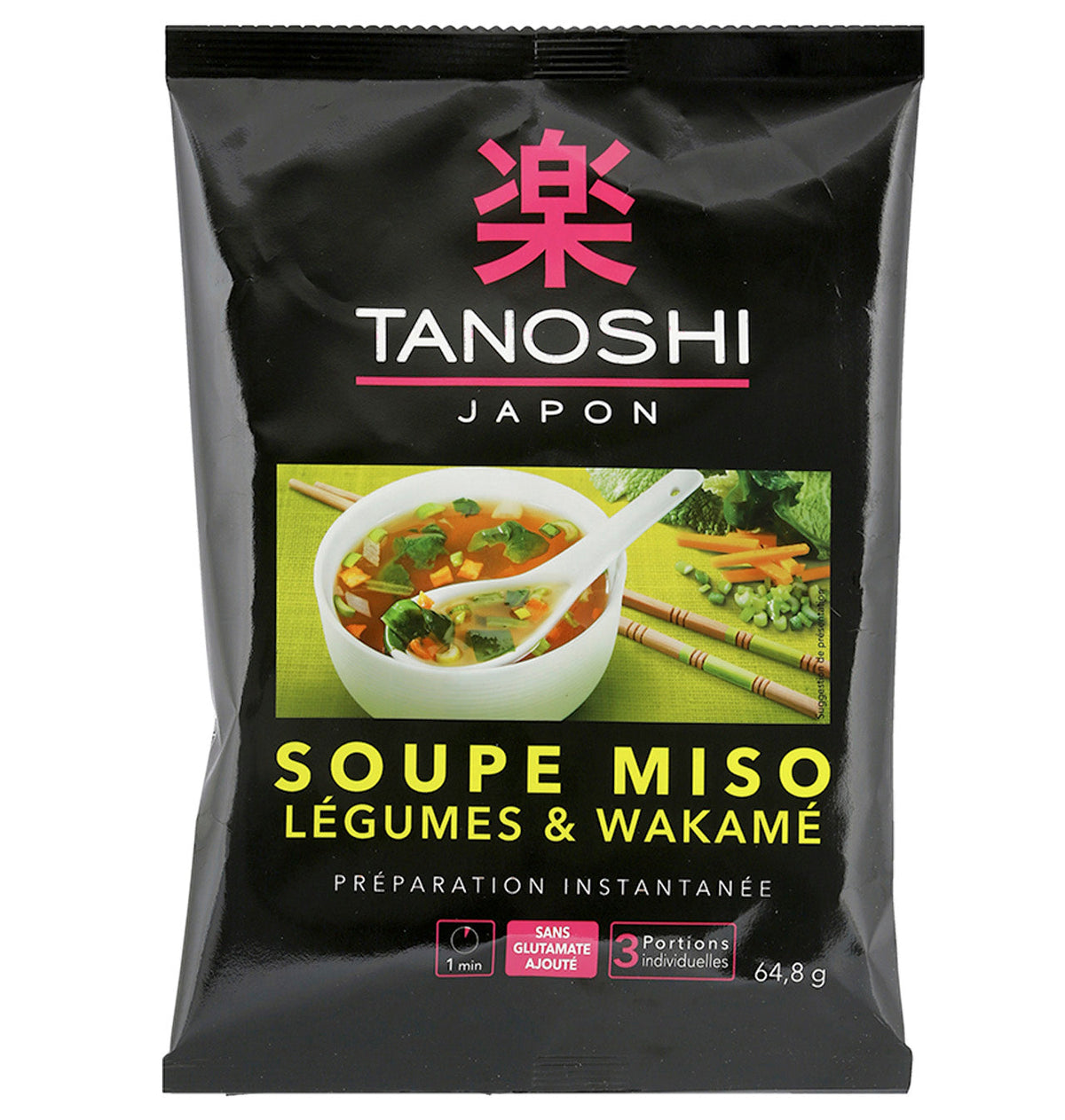 SOPA MISO VERDURA TANOSHI 65g