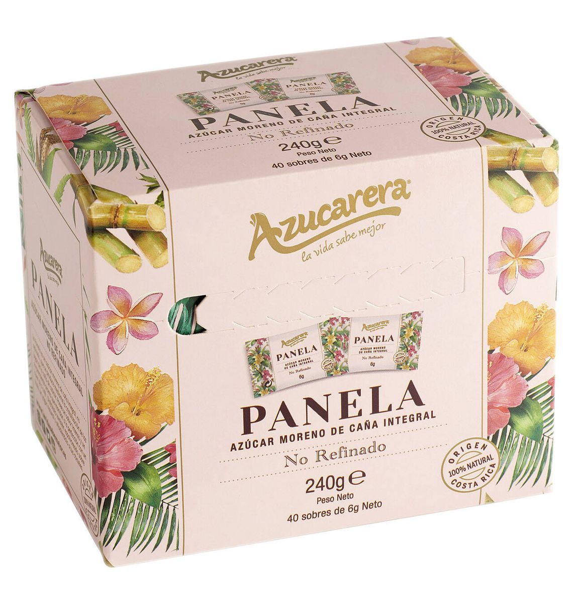 PANELA AZUCARERA SOBRES 240g