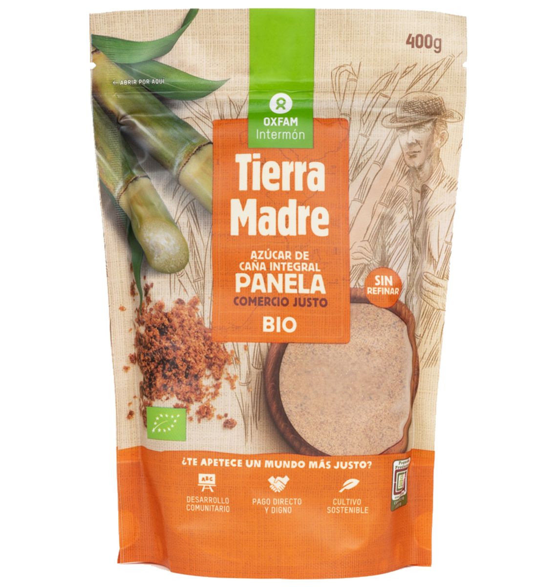 PANELA OXFAM TIERRA BIO 400g