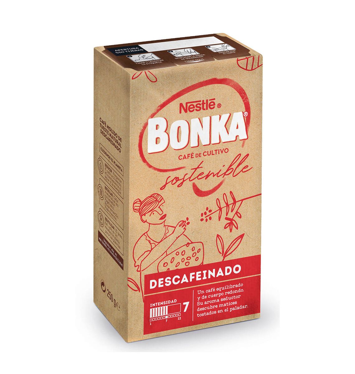 CAFE BONKA MOLT DESCAF 250g