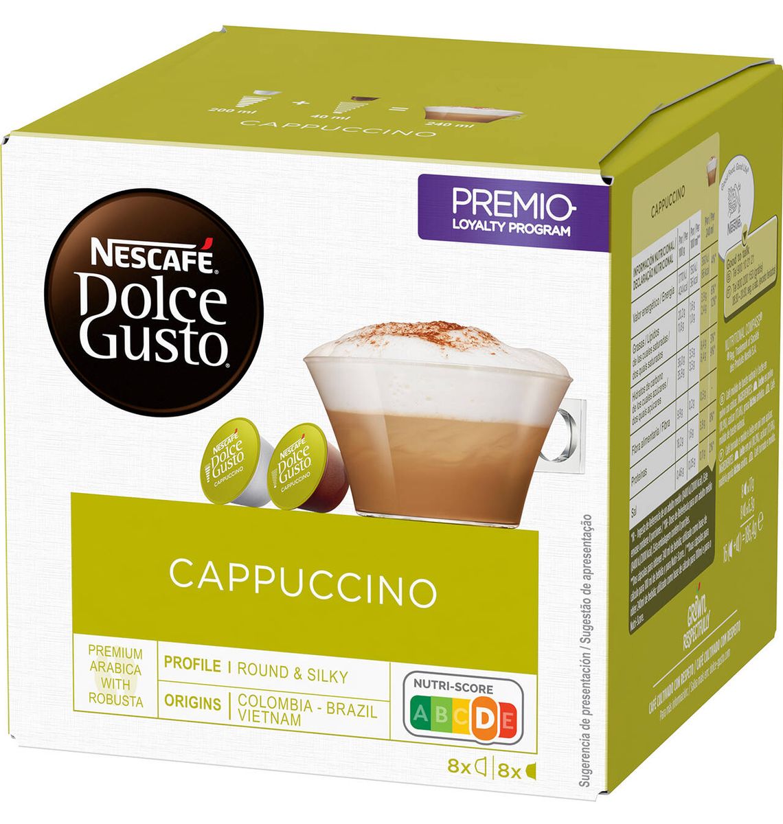 CAFE DOLCE GUSTO CAPPUCC 16C