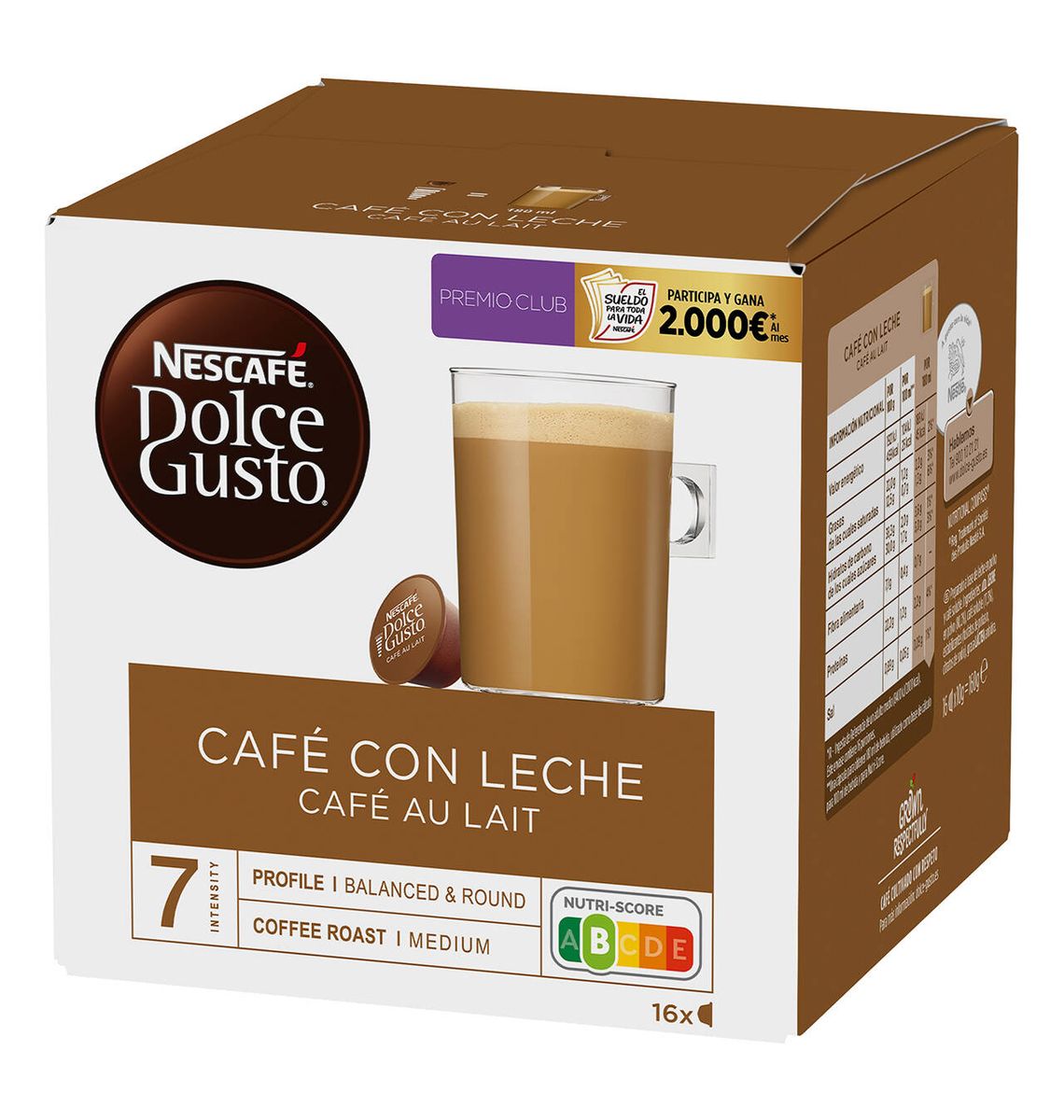 CAFE DG CAFE AMB LLET x16