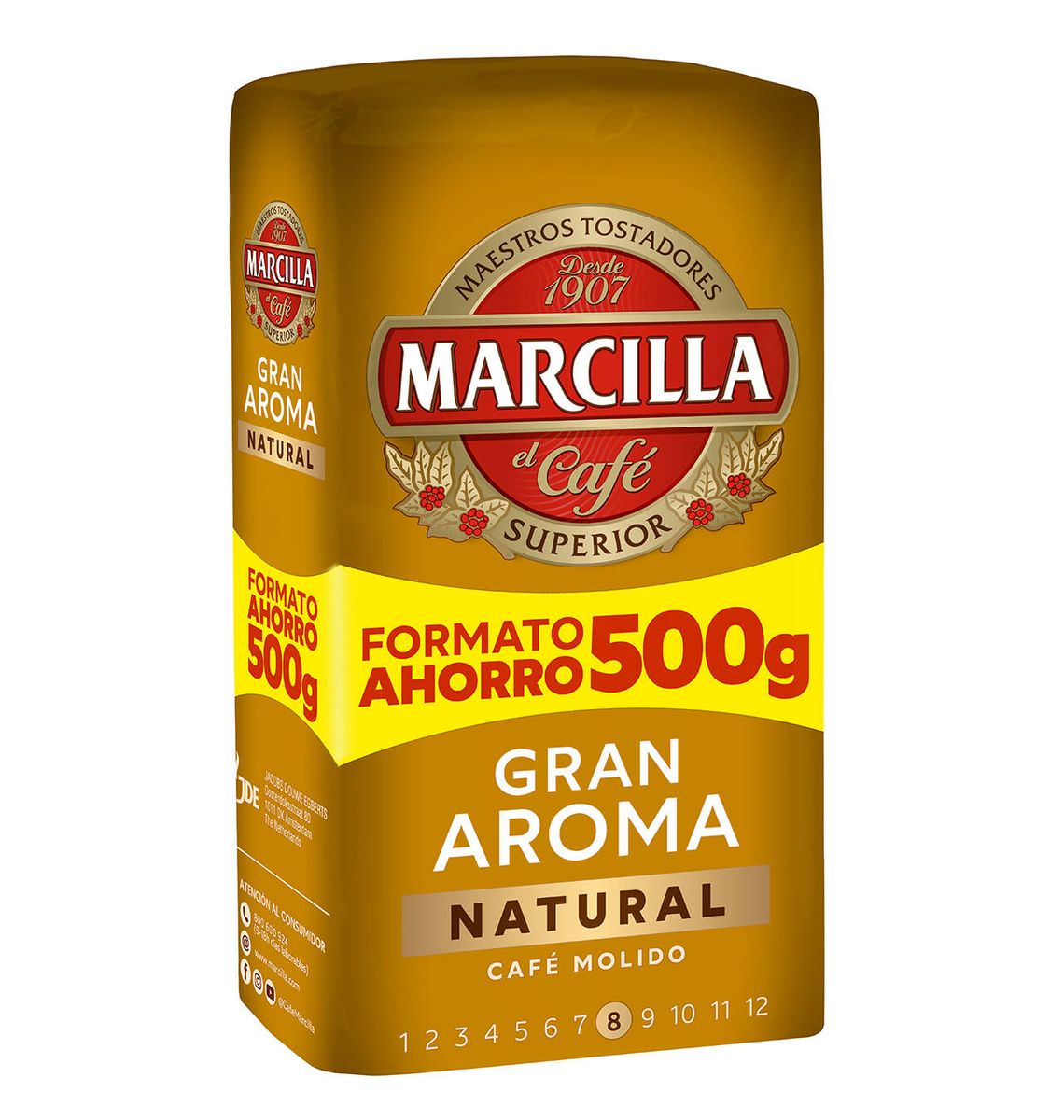 CAFE MARCILLA MOLT NAT 500g