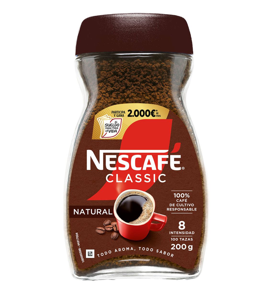 CAFE NESCAFE SOLUB NATUR 200g