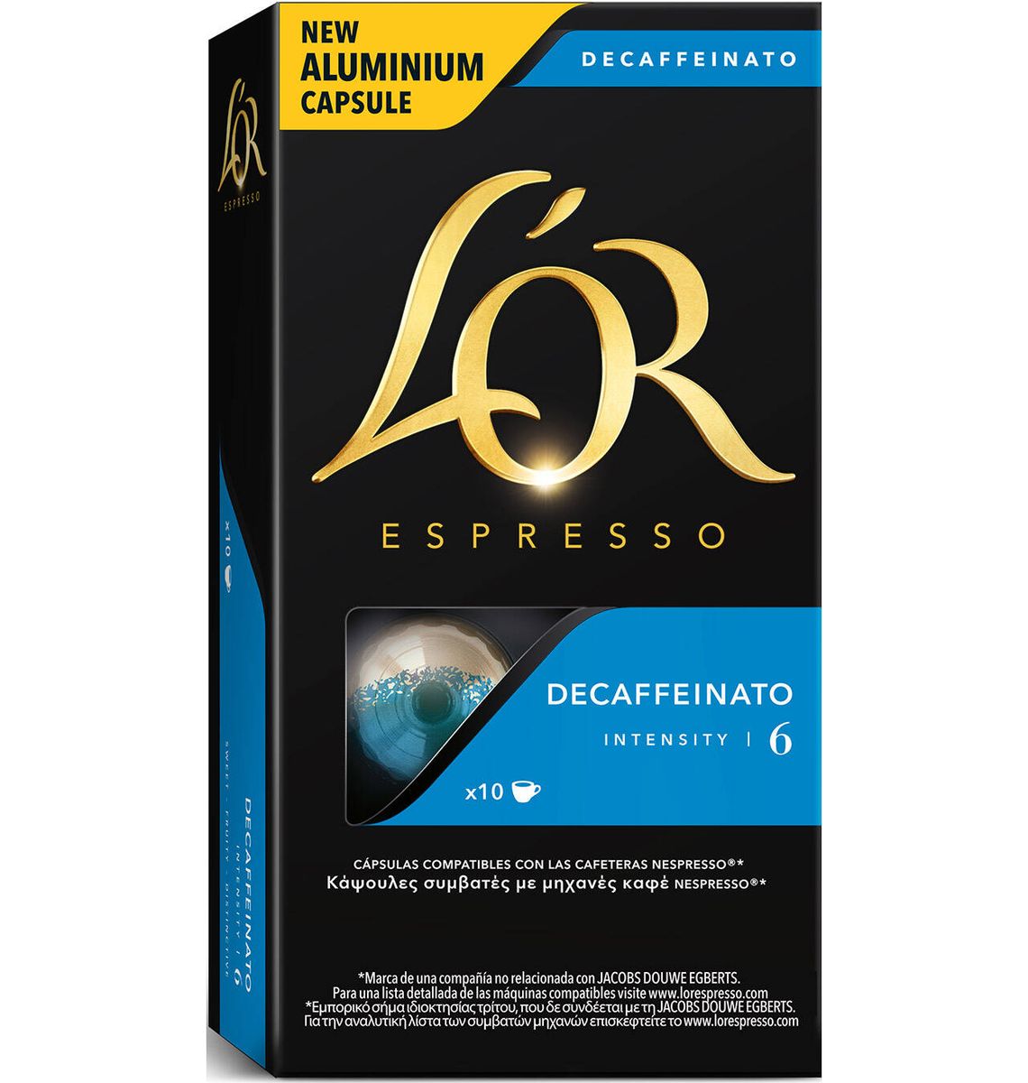 CAFE L'OR DESCAFEINAT x10