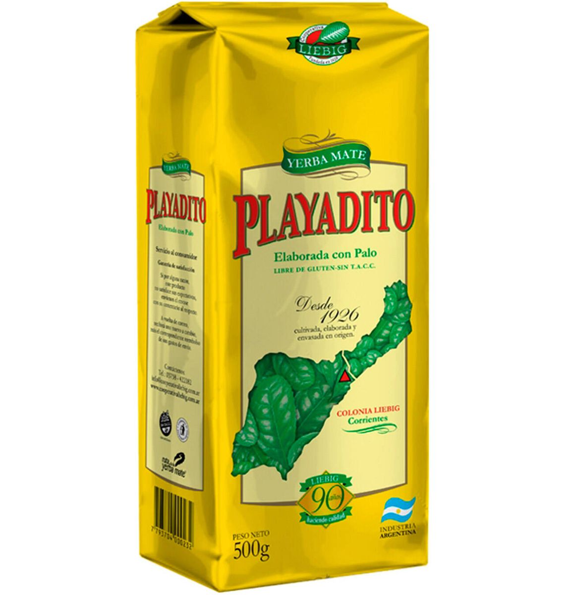 YERBA MATE PLAYADITO A/PAL 500g