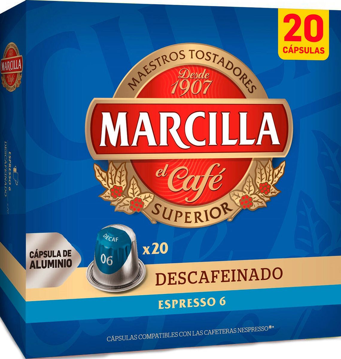CAPS NESPR MARCILLA DESC x20