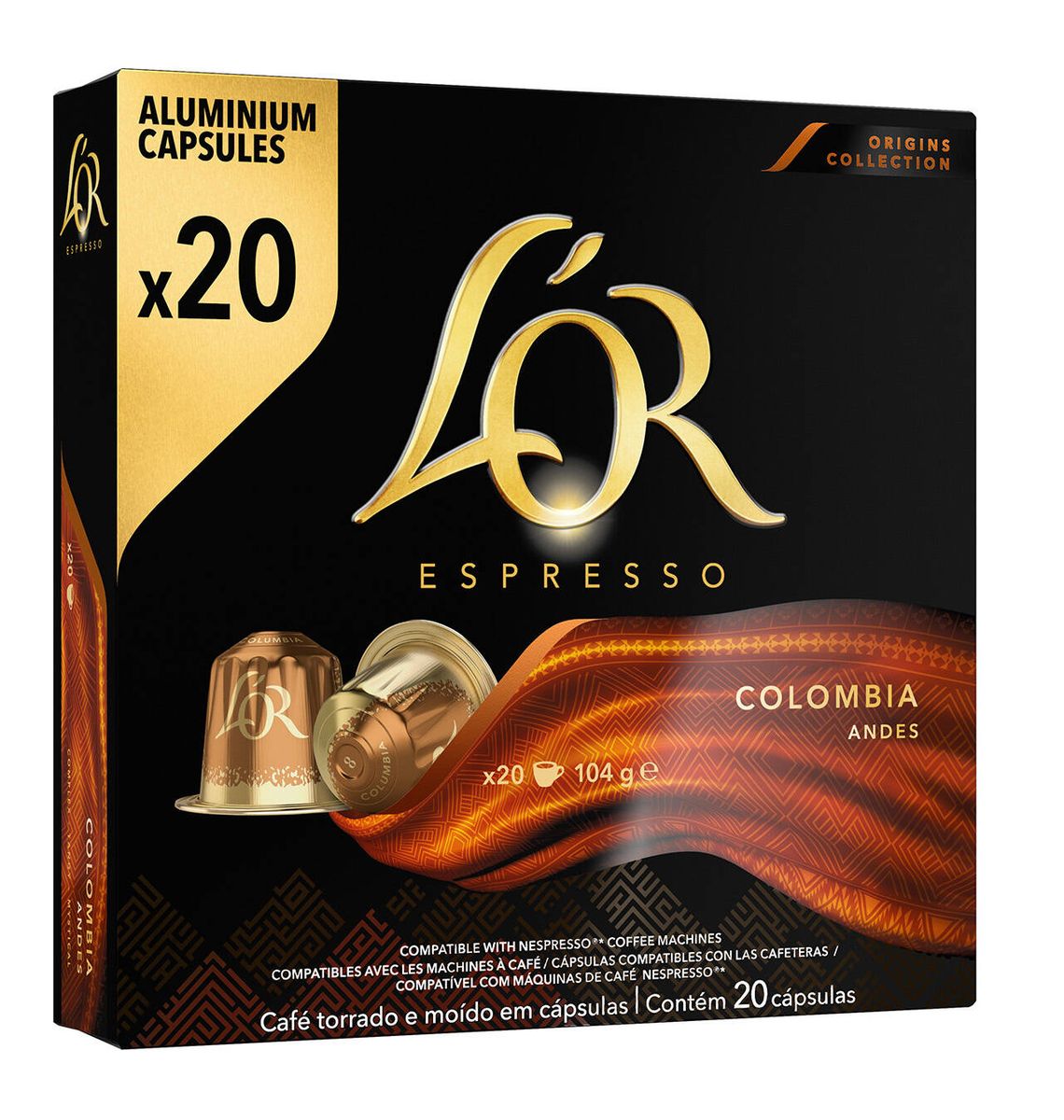 CAP L'OR CAFE COLOMBIA x20