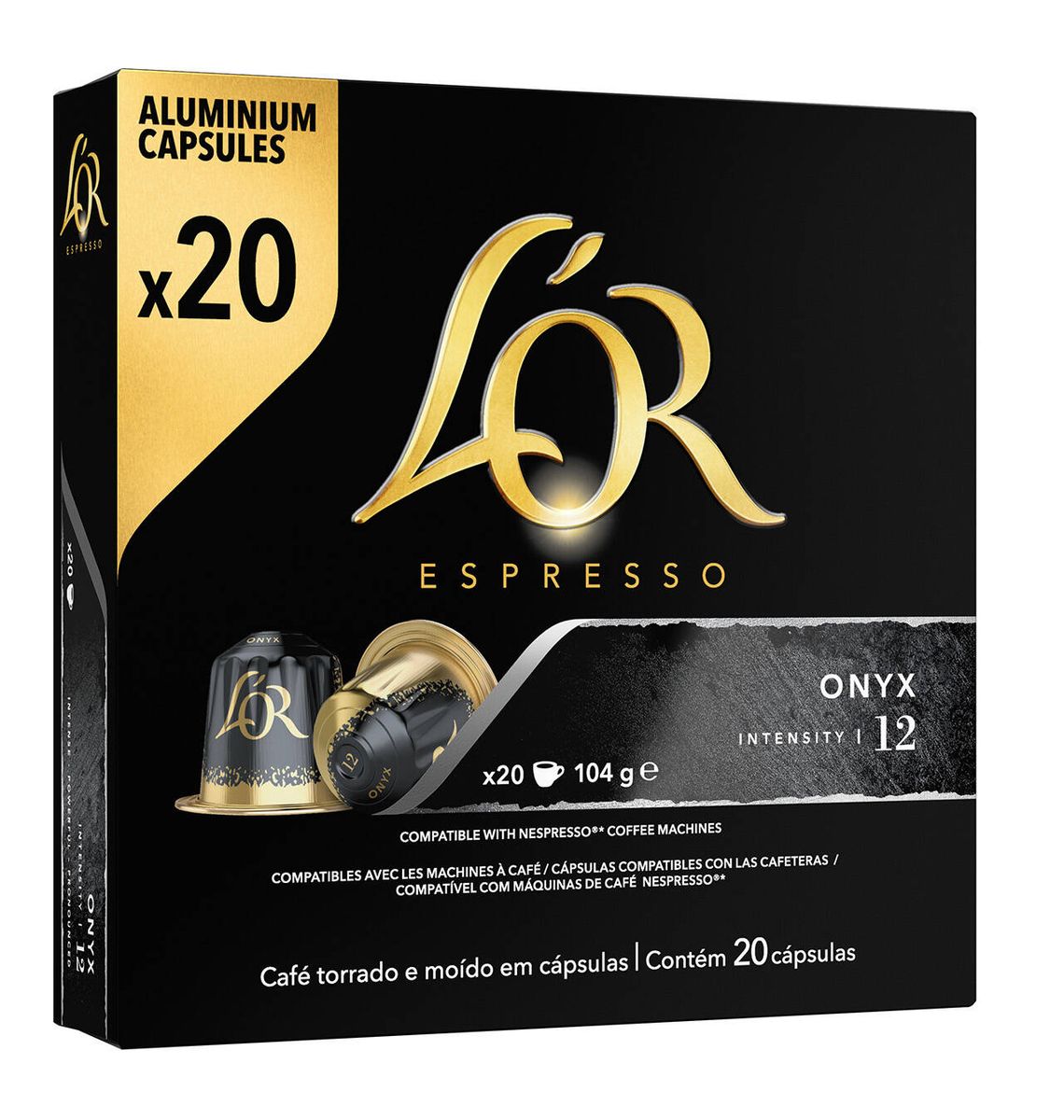 CAP L'OR ONYX CAFE x20