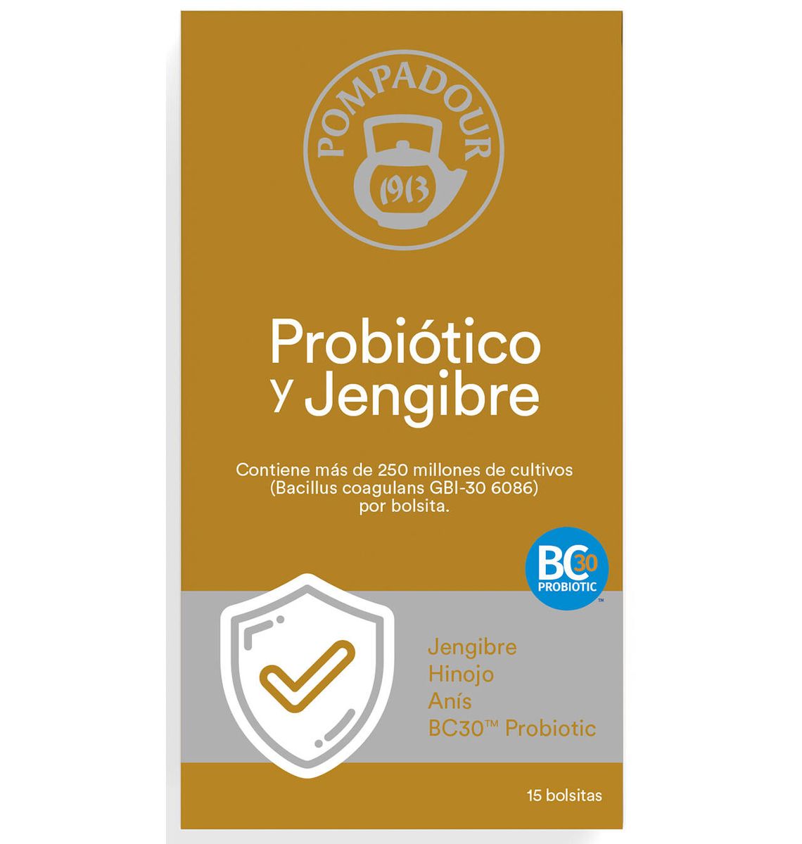 PROBIOTIC/GINGEB POMPADOUR x15
