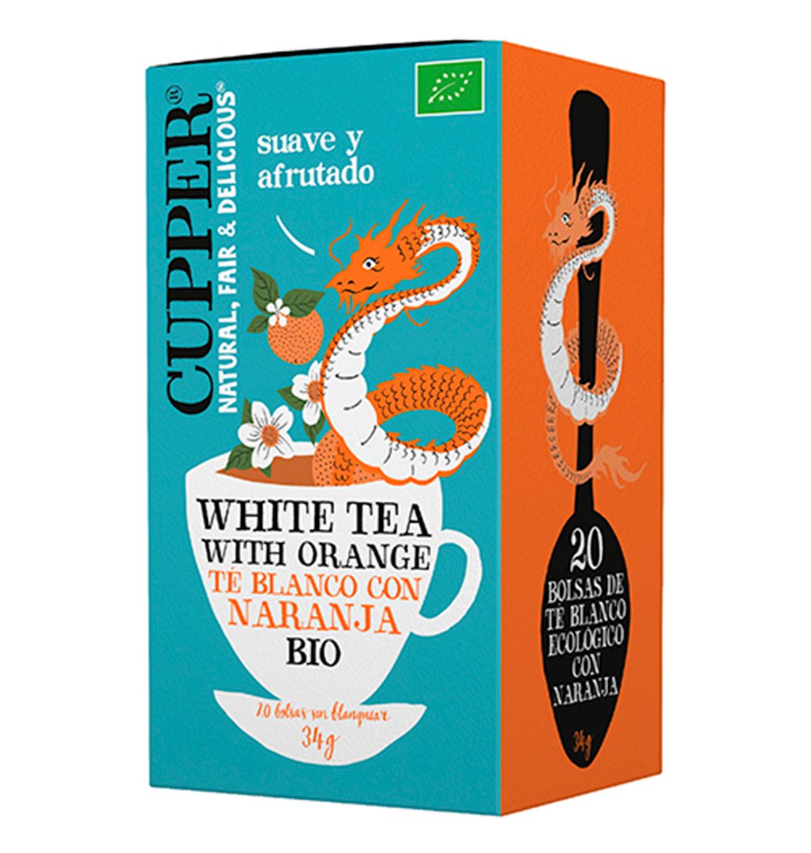 TE BLANC CUPPER A/TARONJA x20