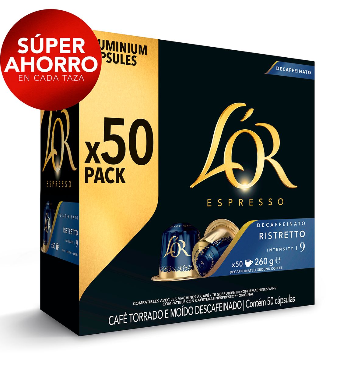 CAPS L'OR RISTRETRO DESC 50U