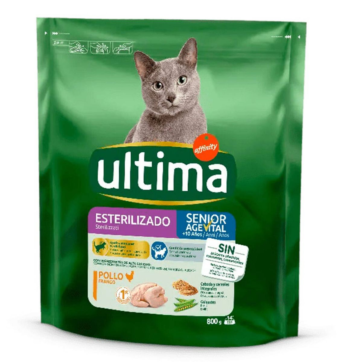 MENJAR GAT ULTIMA EST SER 800g