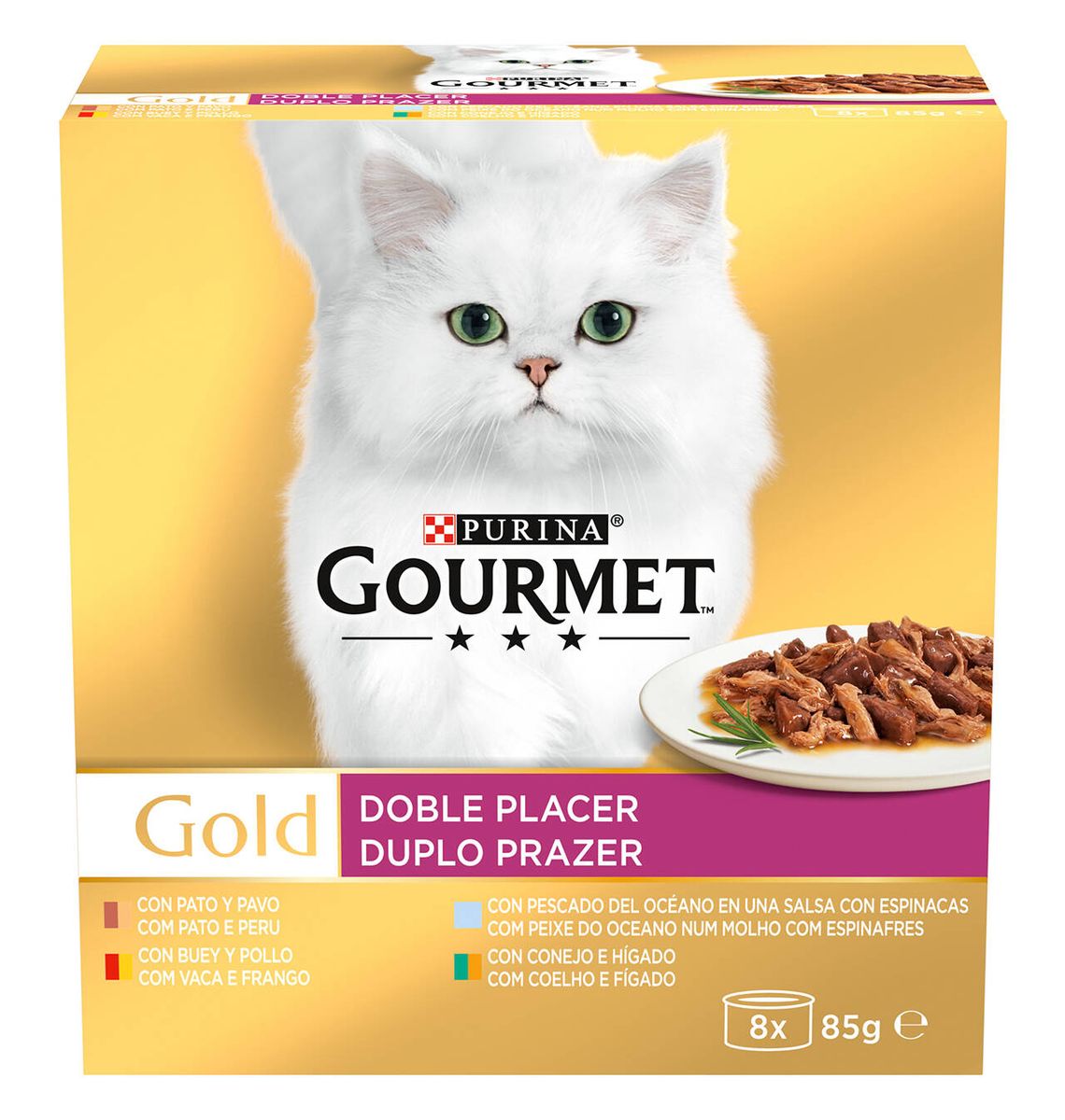 MENJAR GAT GOLD DOBLE PLAER