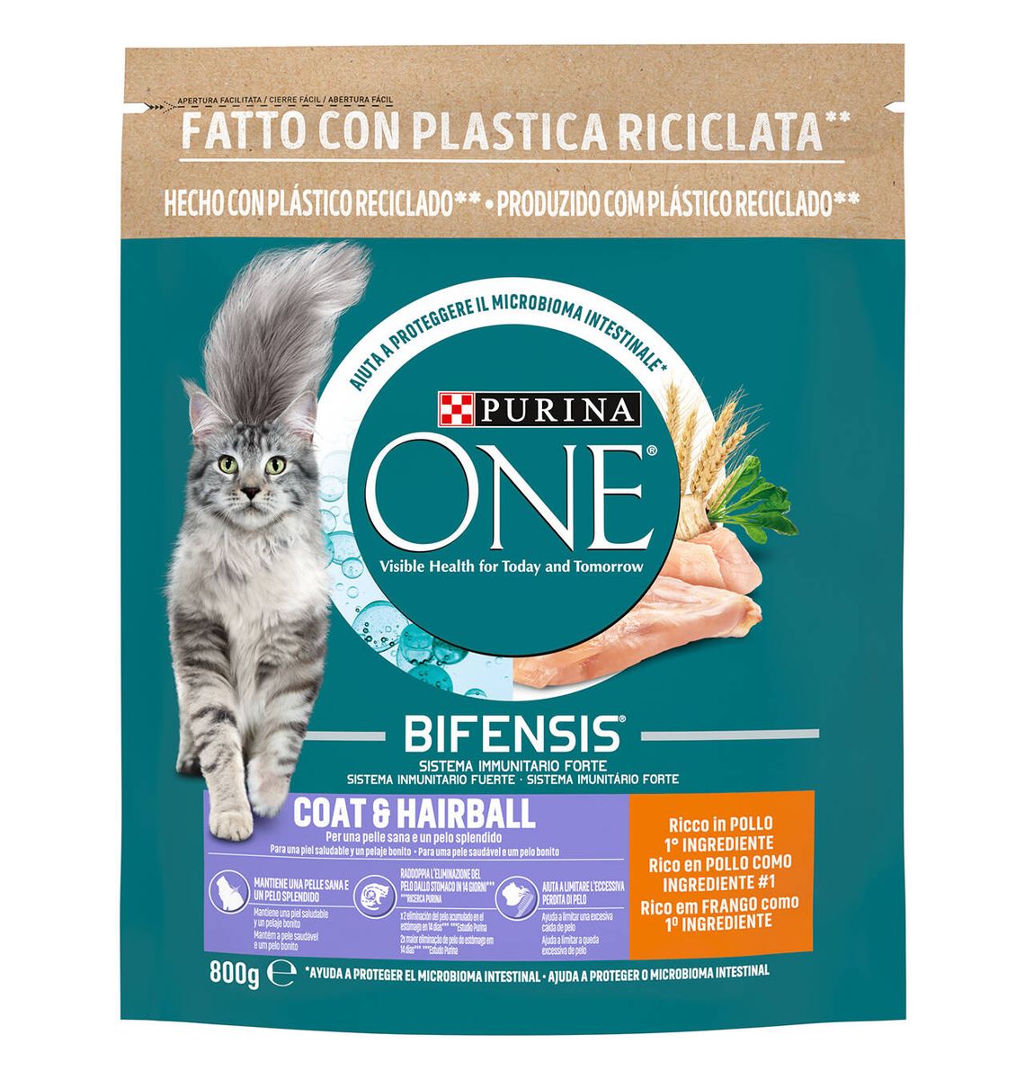 MENJ GAT PURINA ONE B/PEL 800g