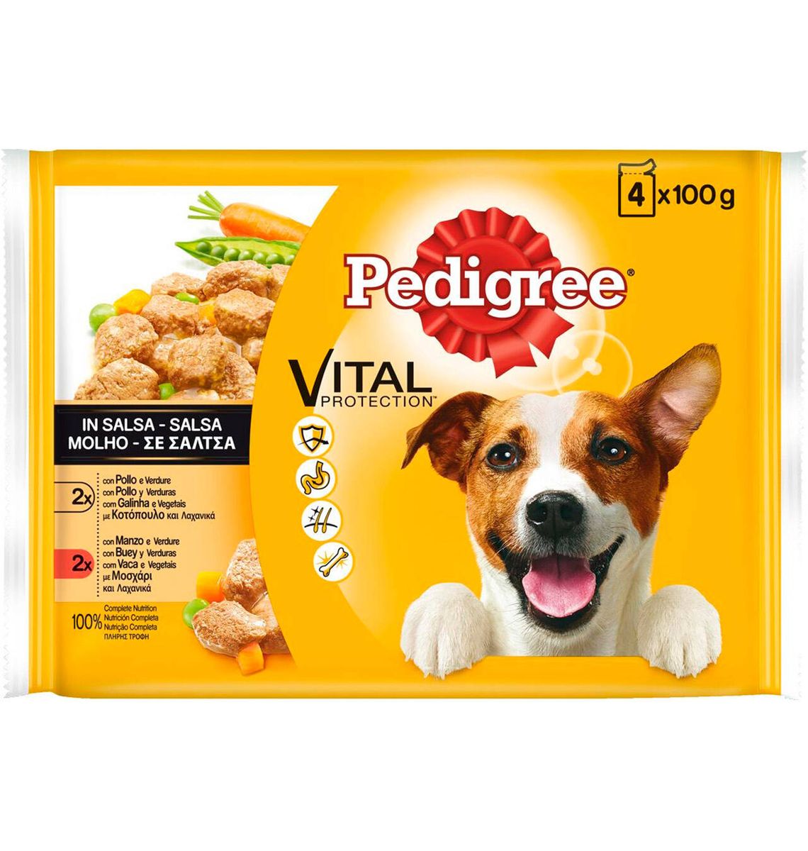 MENJAR GOS PEDIGREE POUC 4x100G