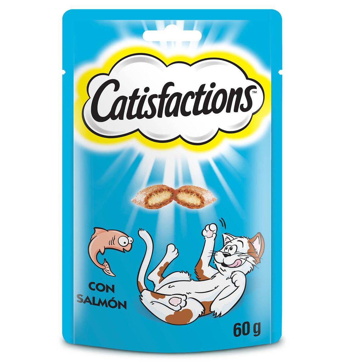 MENJ GAT CATISFACT SALMO 60g