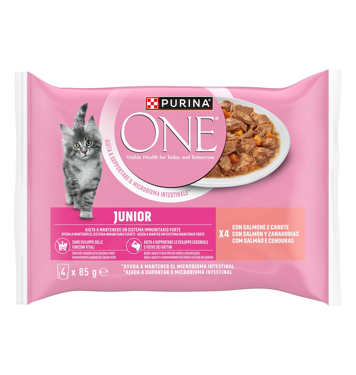 MENJ GAT PURINA SALMO 4x 85g