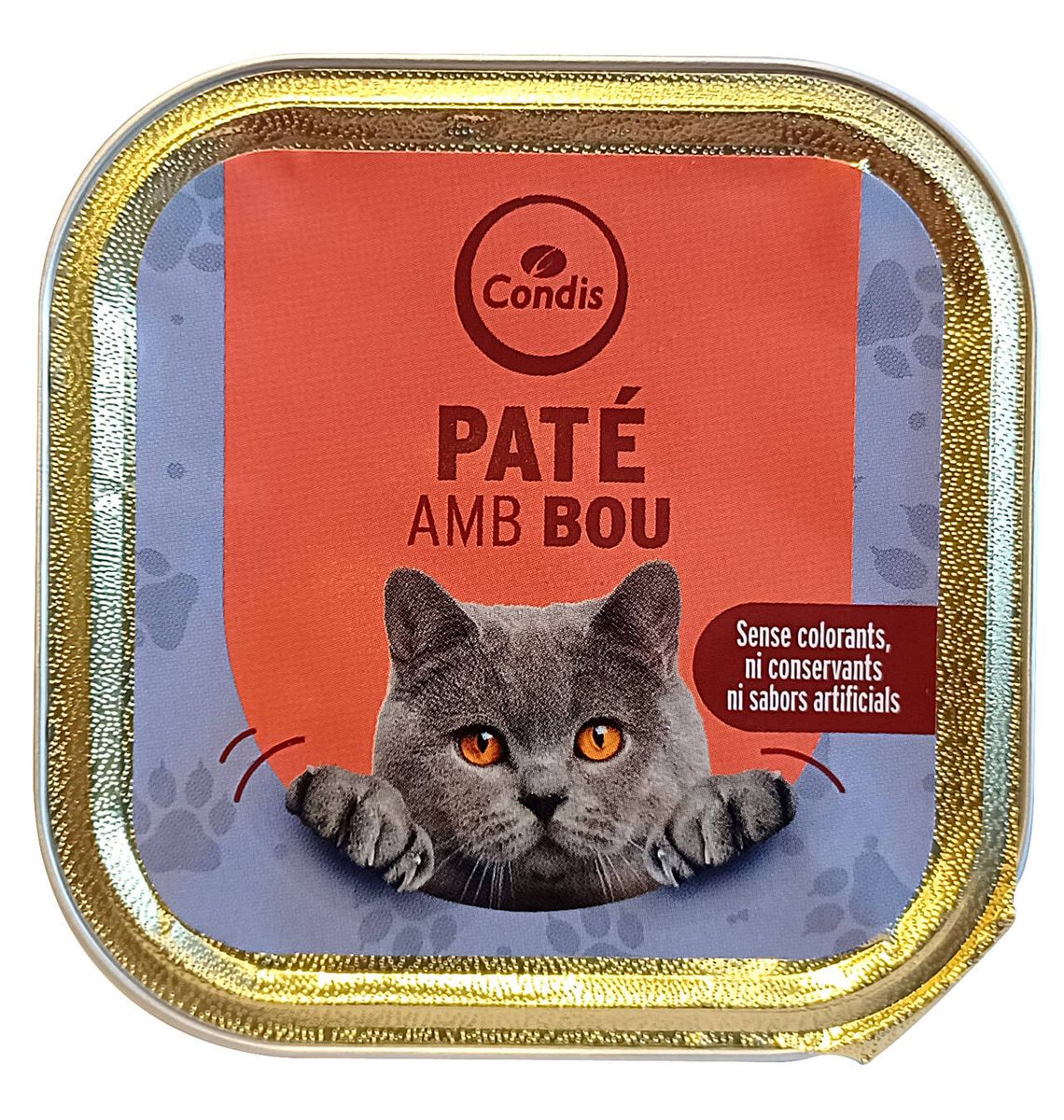 MENJ GAT CONDIS PATE BOU 100g