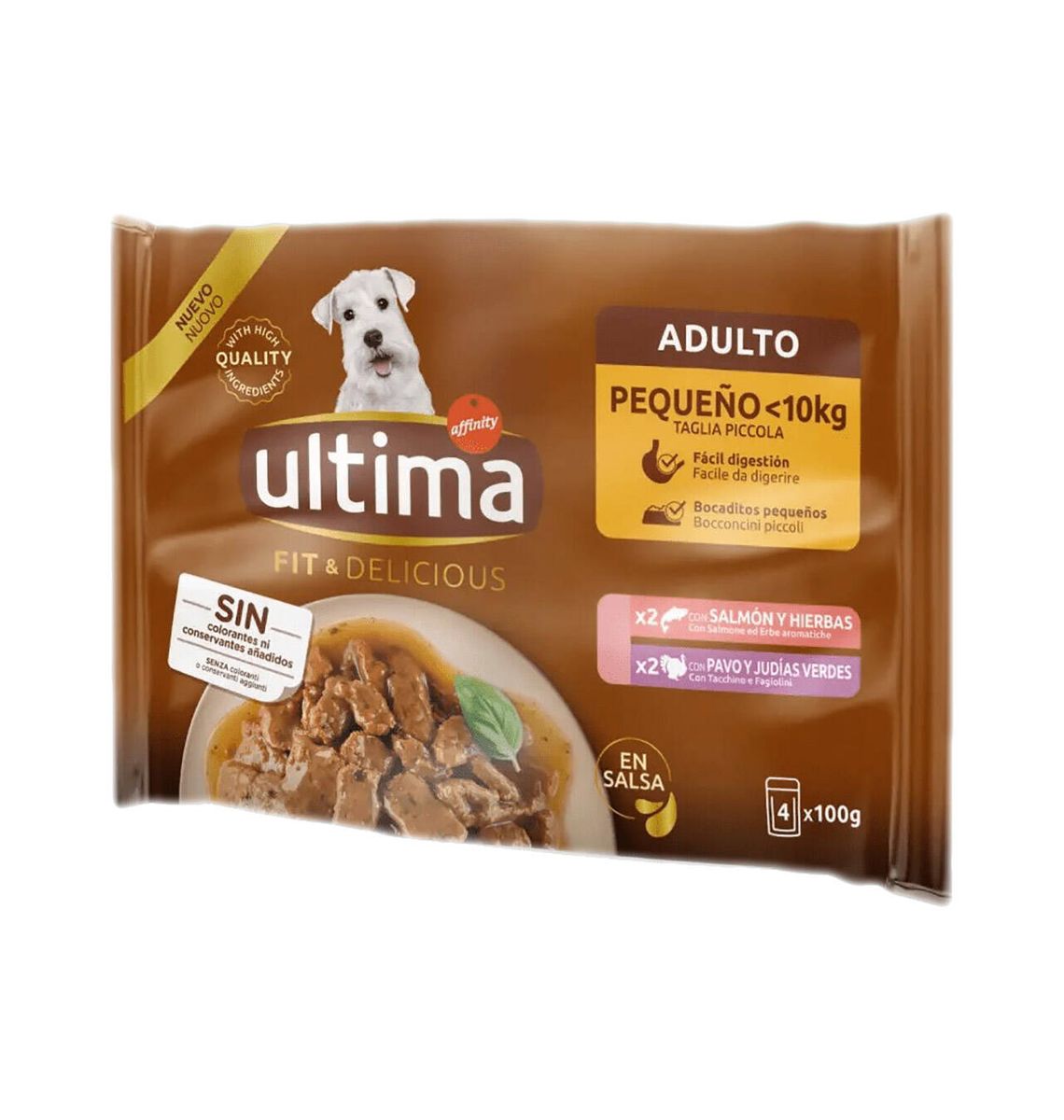MENJ GOS ULTIMA SALMO/INDI 4X100g