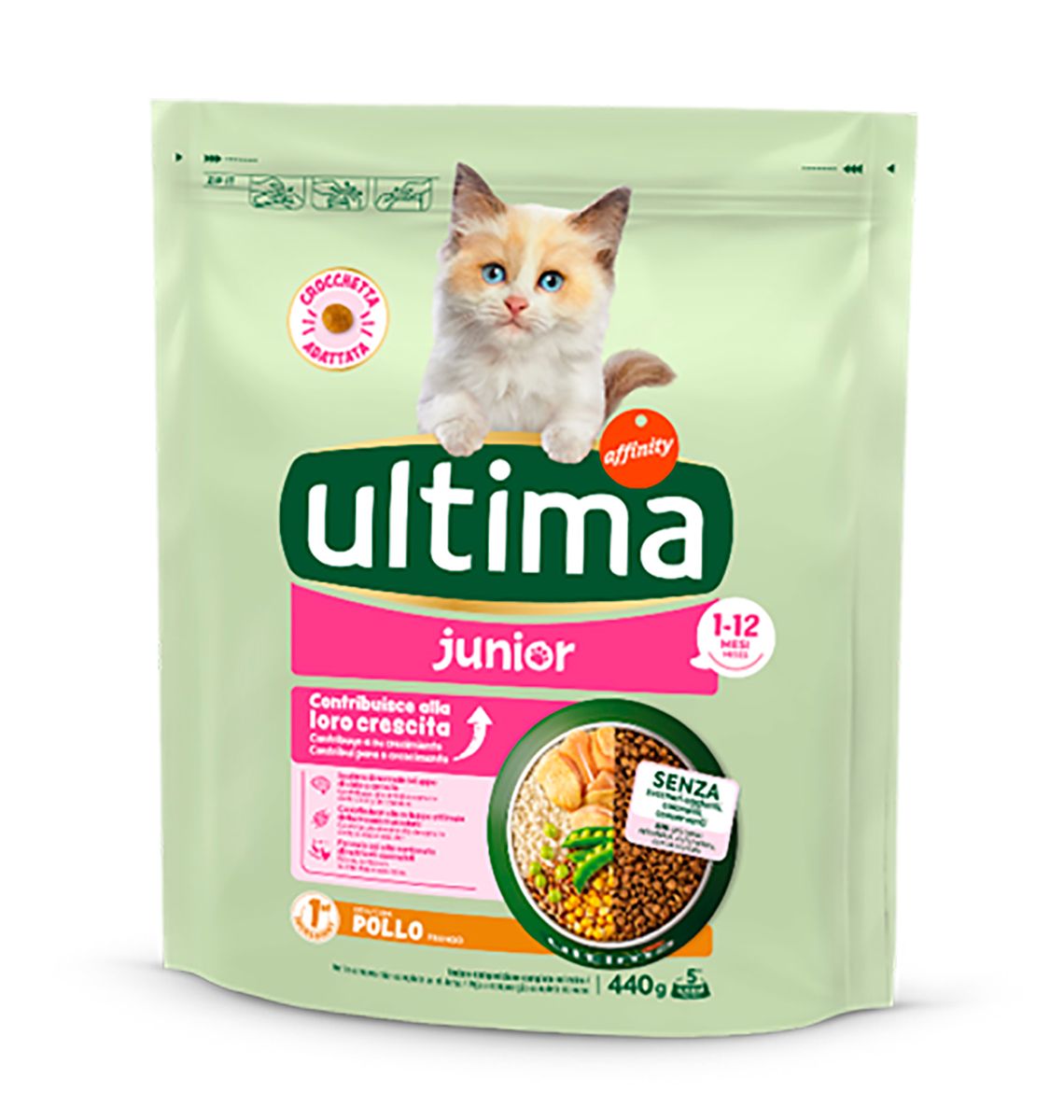 MENJAR GAT ULTIMA JUNIOR 440G