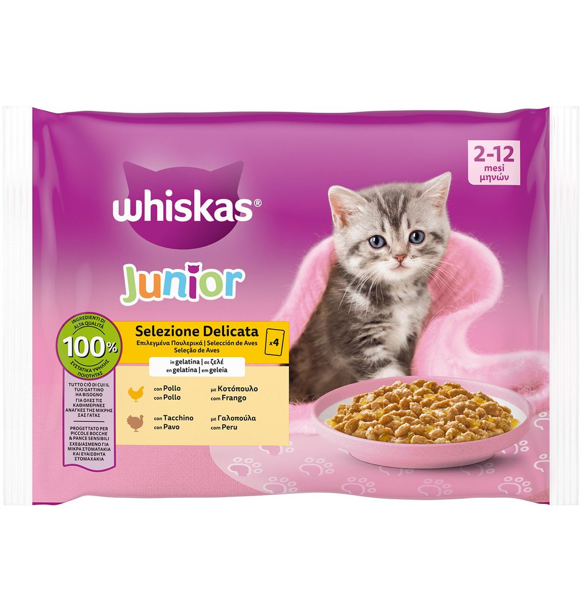 MENJAR GAT WHISKAS JUNIOR 340g