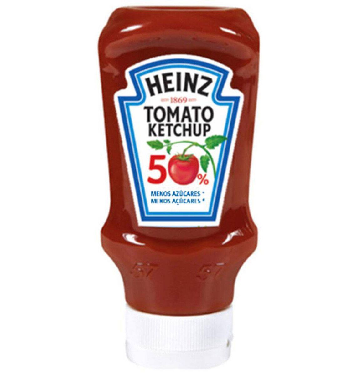 KETCHUP HEINZ 50% SUCRE 500ml
