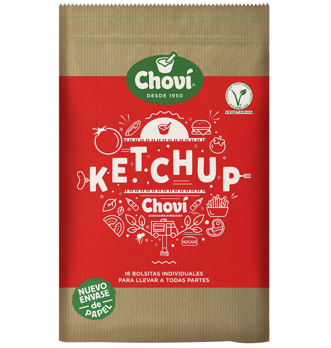 KETCHUP CHOVI 16x10g
