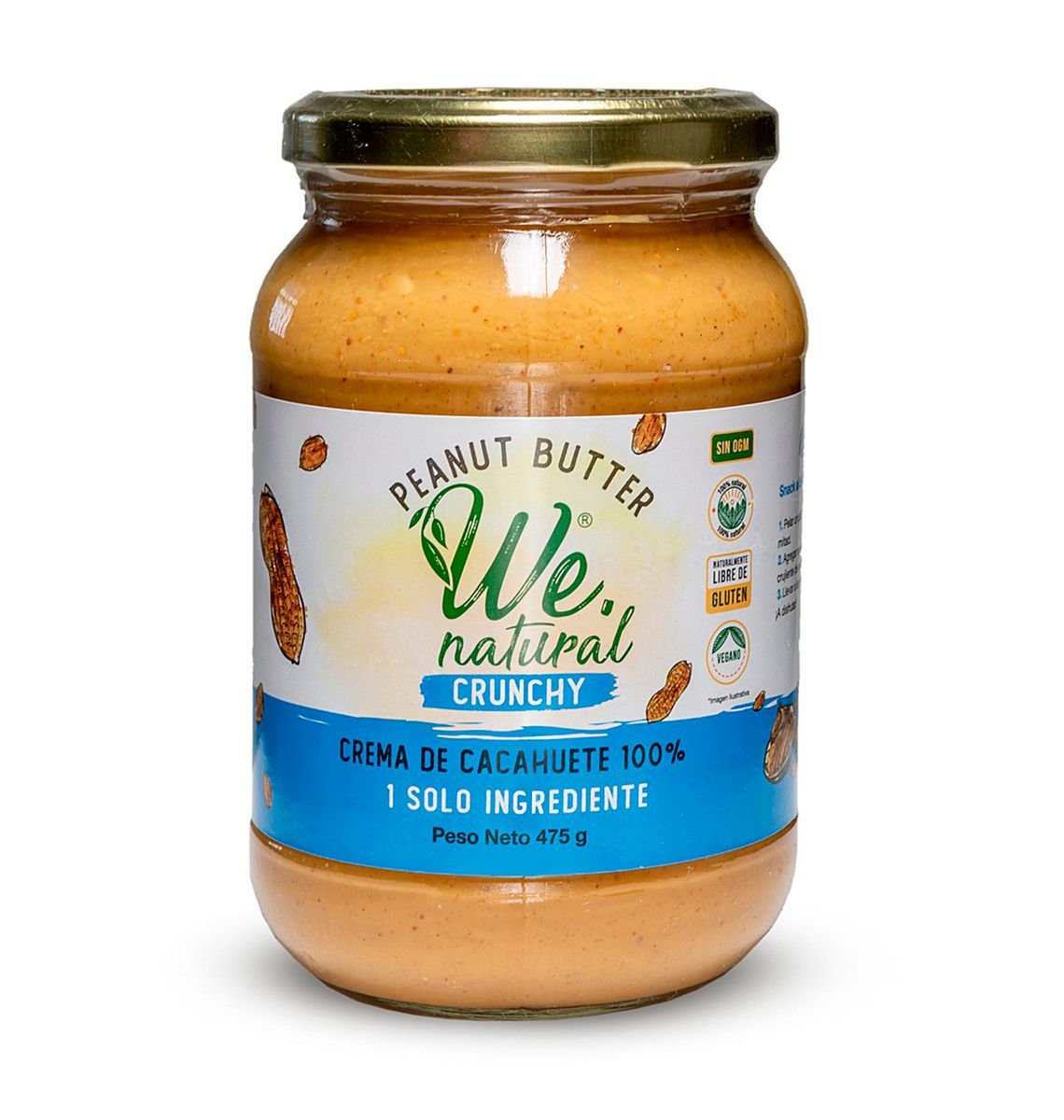 CREMA CACAUET WE NAT CRUNCH 475g