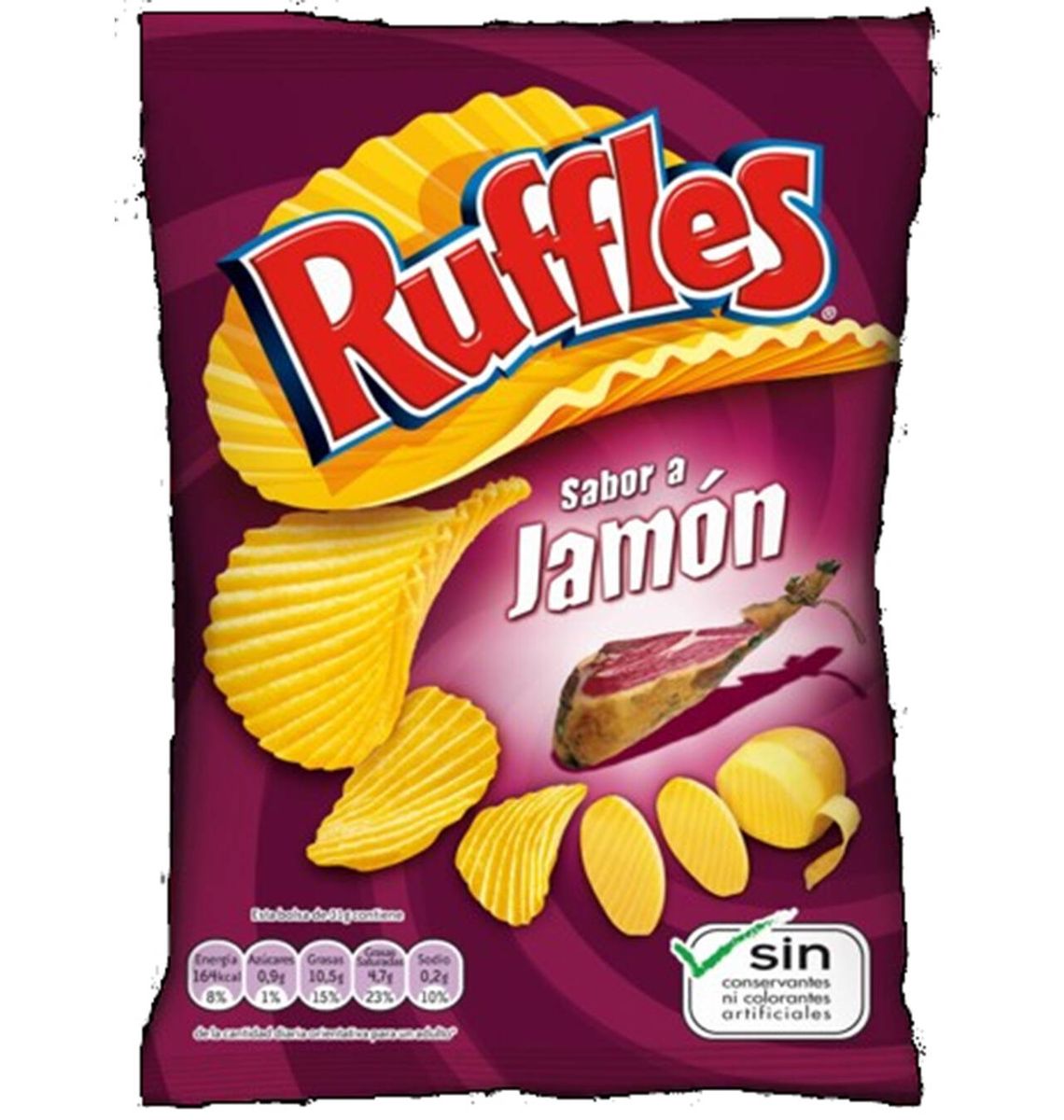 PATATA RUFFLES PERNIL 150g