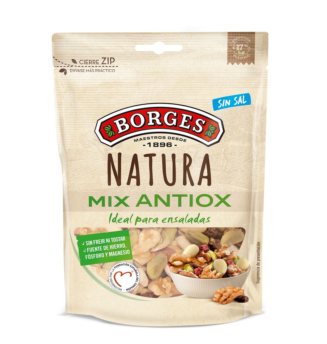 COCTEL NAT BORGES MIX ANTIOX 130g