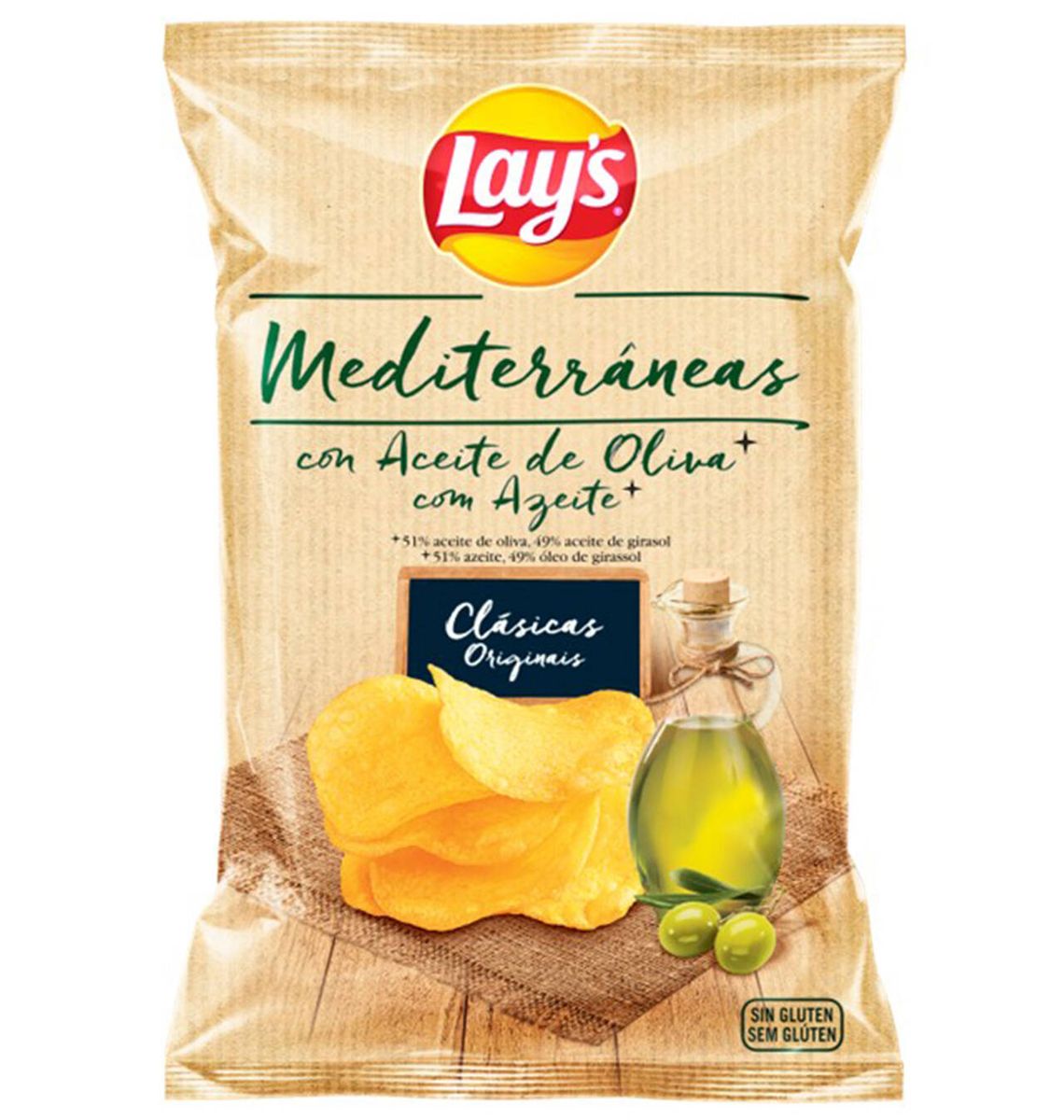 PATATA LAY'S MEDIT OLIVA 140g