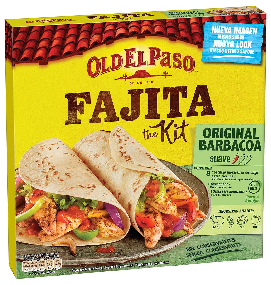 KIT FAJITA OLD EL PASO 500g