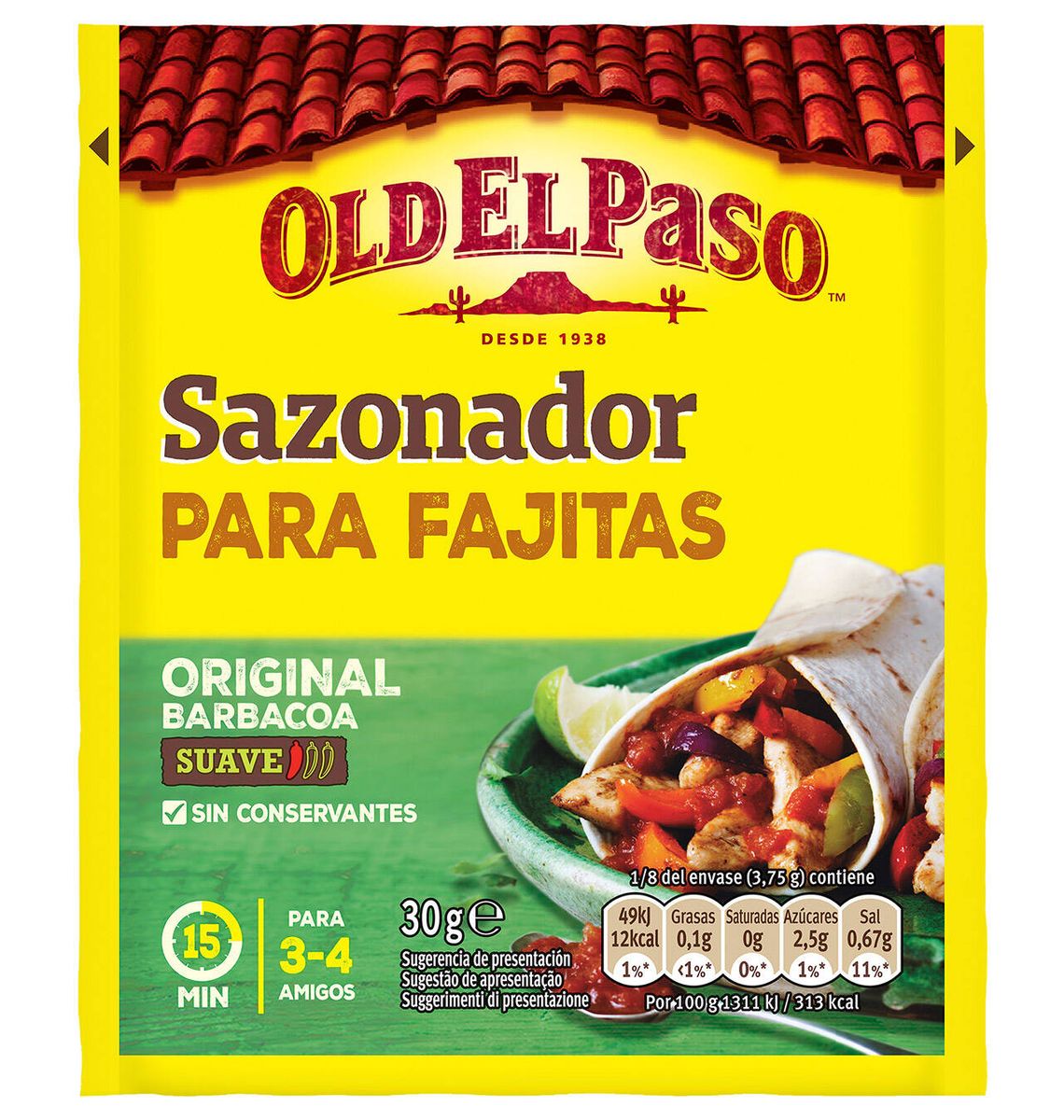 SAONADOR FAJITA OE PASO 30g