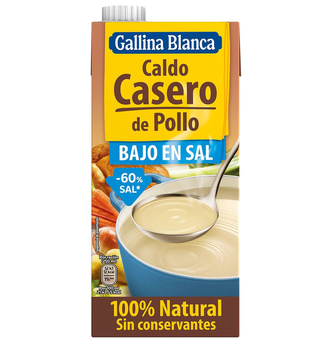 BROU G BLANCA POLLAST NO SAL 1L