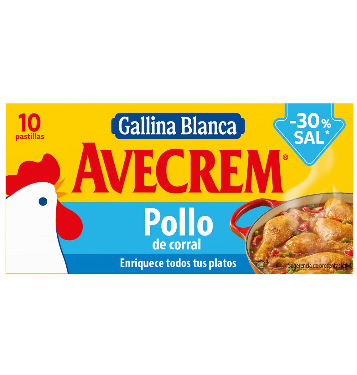 PAST AVECREM BROU -SAL x10 95g