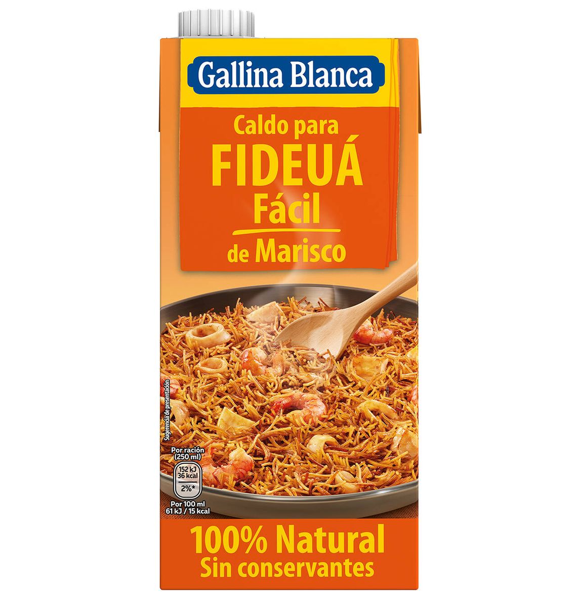 BROU GALLINA BLANCA FIDEUA 1L