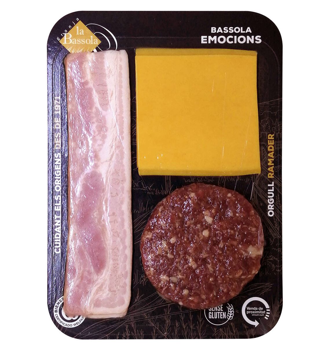PACK BURGER BACÓ I CHEDDAR 180g