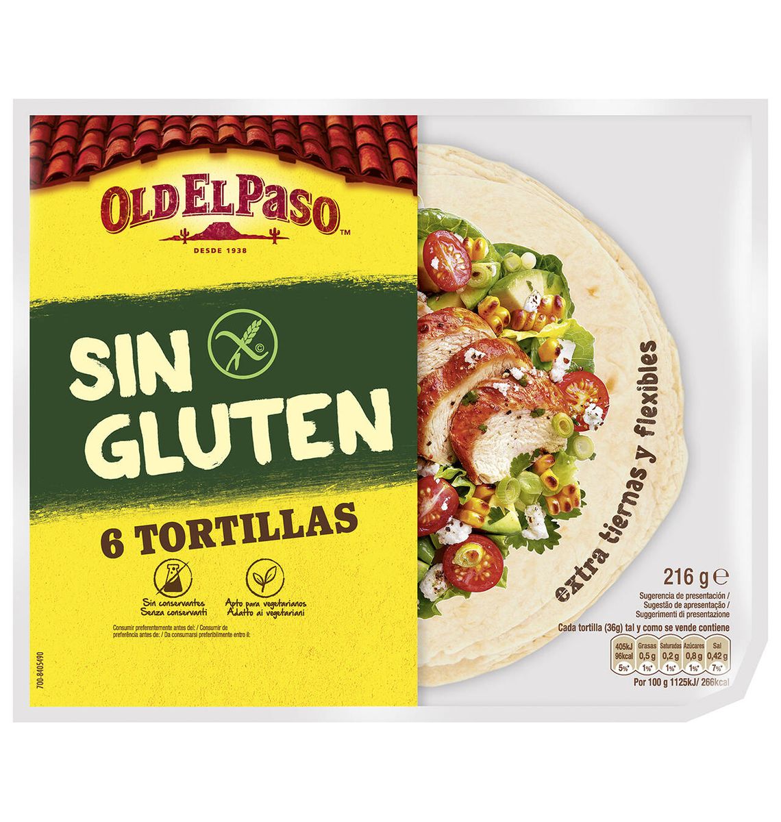 TRUITA OLD PASO NO GLUTEN 216g