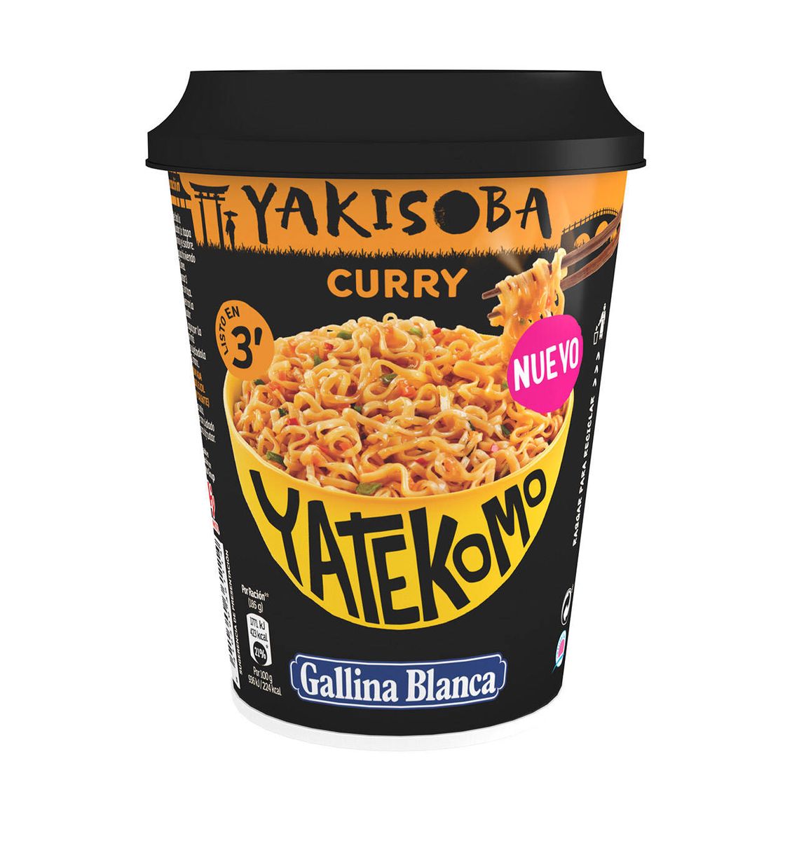 YAKISOBA G BLANCA CURRY 91,5g